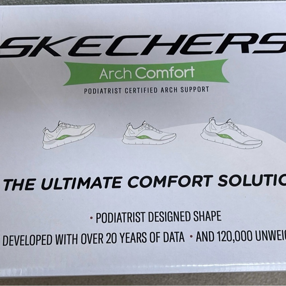 BRAND NEW W/TAGS AND BOX MEN’S ARCH COMFORT SKETCHERS - Picture 5 of 5